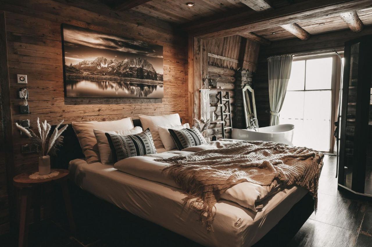 Jufenalm Boho Hotel & Restaurant Maria Alm am Steinernen Meer Dış mekan fotoğraf