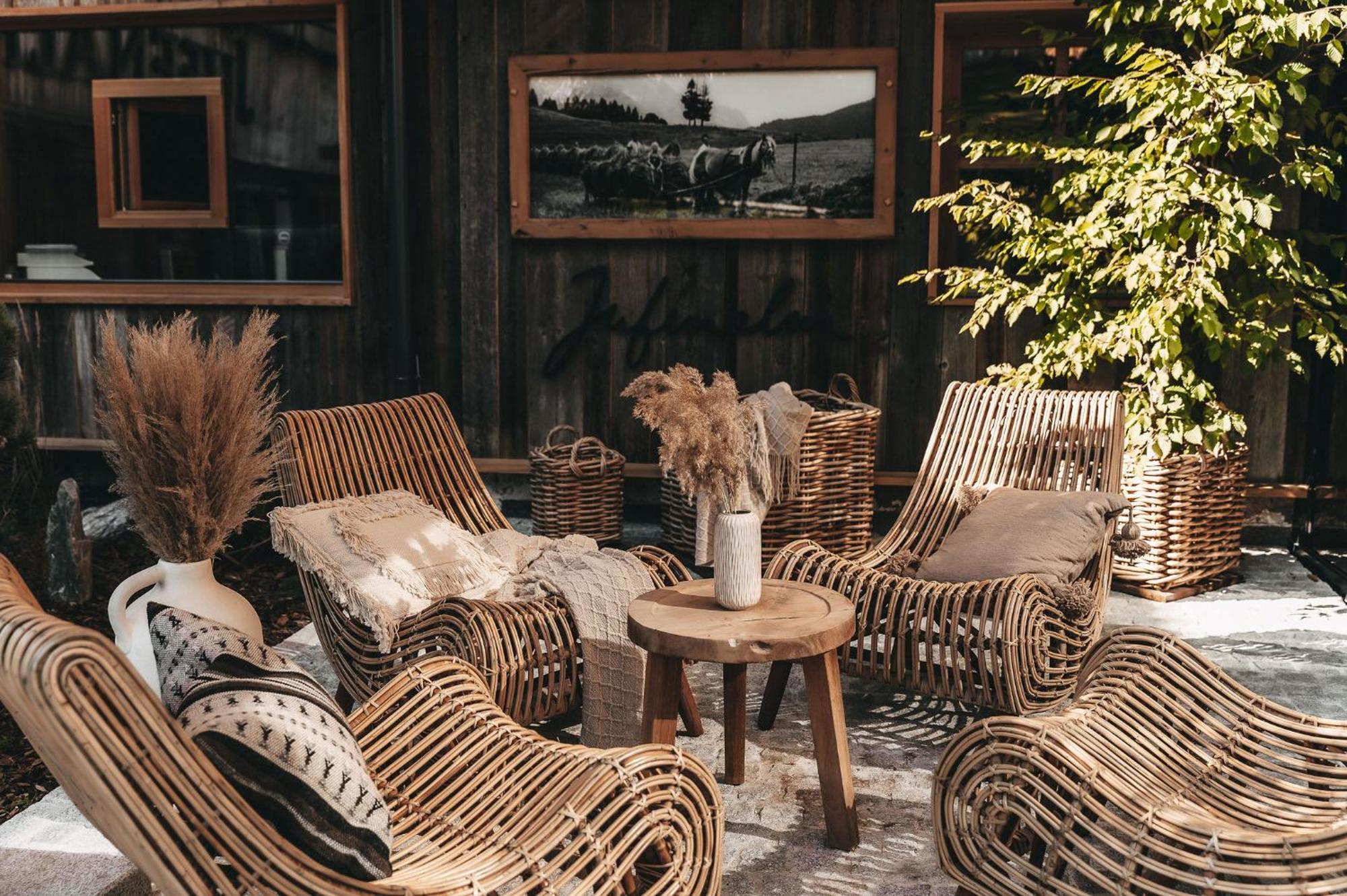 Jufenalm Boho Hotel & Restaurant Maria Alm am Steinernen Meer Dış mekan fotoğraf